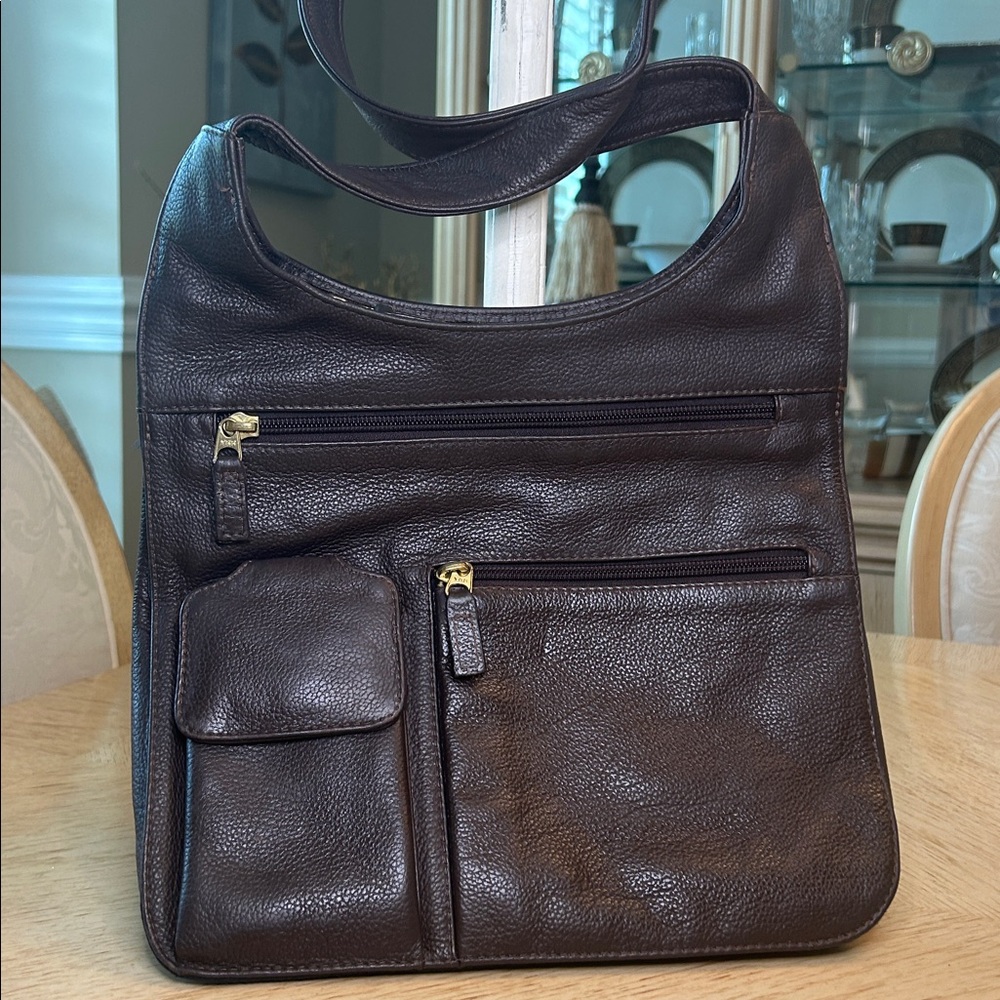 JP Ourse & Cie Traveler Leather Crossbody